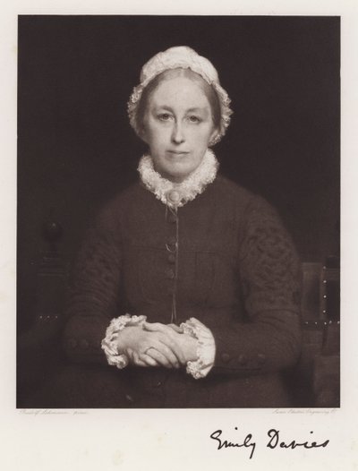 Sarah Emily Davies (litho) av Rudolf Lehmann