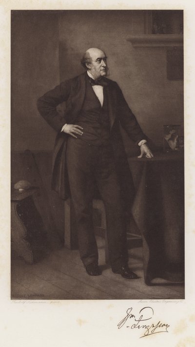 Sir William Fergusson (litho) av Rudolf Lehmann