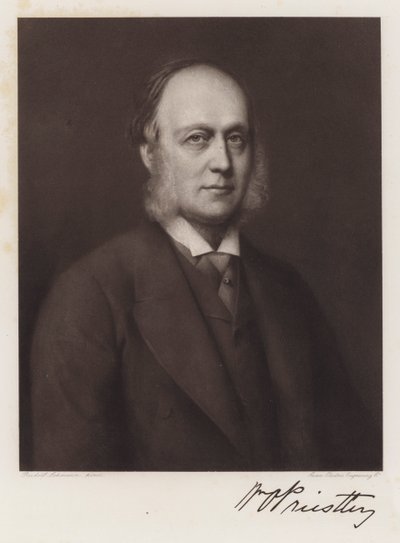 Sir William Priestley (litho) av Rudolf Lehmann