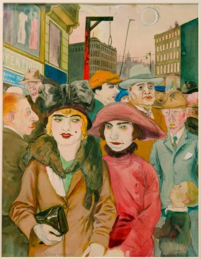 Hausvogteiplatsen av Rudolf Schlichter