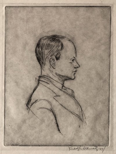 Porträtt av Rudolf Schwartz