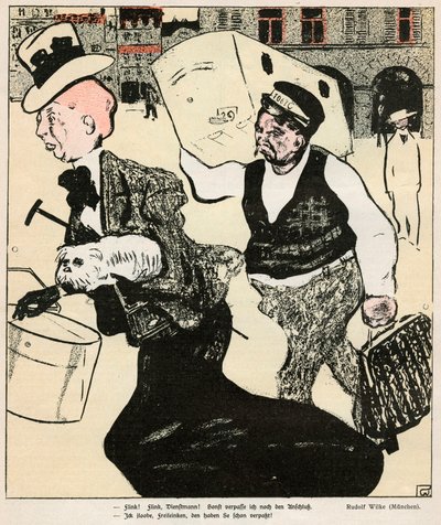 "The Lady and the Porter", 1898 av Rudolf Wilke