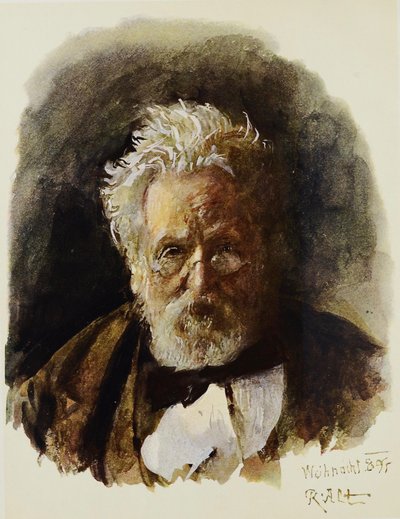 Självporträtt av Rudolf von Alt