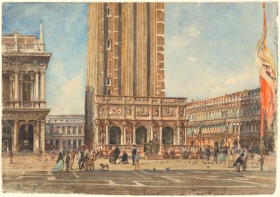 Piazza San Marco av Rudolf von Alt