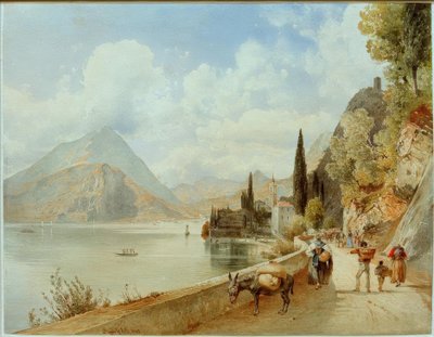 Varenna (Lombardiet, Italien). av Rudolf von Alt