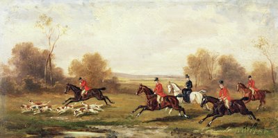 Jaktscen, ca 1920 av Rudolph Stone