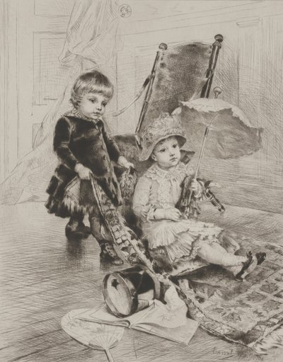 Lady in Her Carriage (torrnål) av Rudolphe Ernst