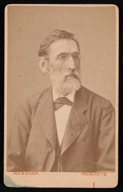 Porträtt av Alexander von Frantzius 1821-1877, 1876. av Ruf and Dilger