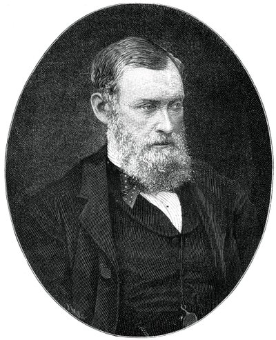 William Edward Forster, brittisk industriman från 1800-talet och liberala partiets statsman, 1900. av Russell and Sons
