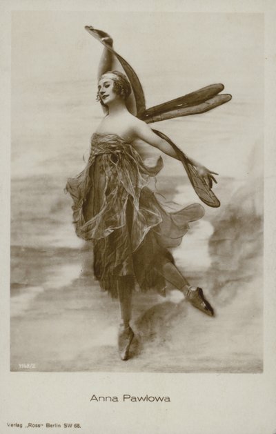 Anna Pavlova, rysk prima ballerina (s/v foto) av Russian Photographer