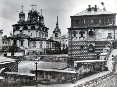 Romanovbojarernas hus i tecknets kloster och tecknets katedral, Moskva av Russian Photographer