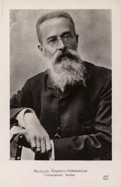 Nikolai Rimsky-Korsakov, rysk kompositör av Russian Photographer
