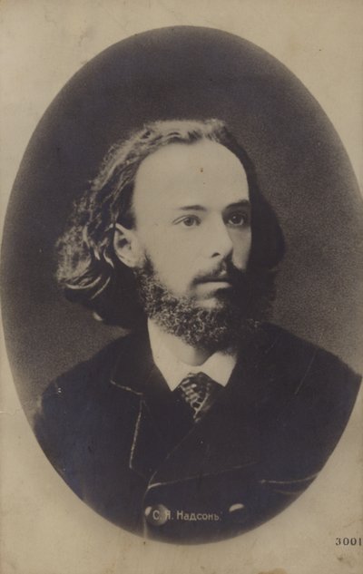 Semyon Nadson, rysk poet av Russian Photographer