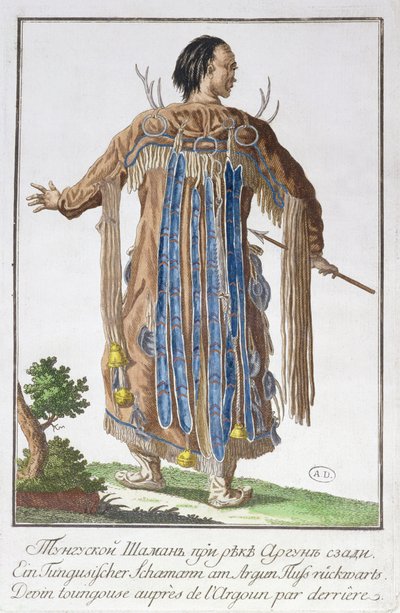 En Tungusian Shaman av Russian School