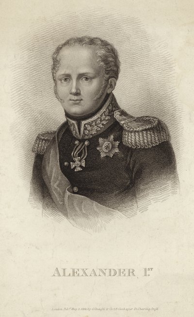 Alexander 1 - kejsare av Ryssland (1777-1825) av Russian School