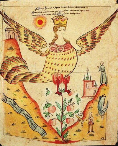 Sirin, paradisfågeln av Russian School