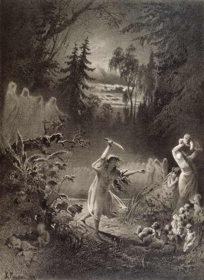 Fruktansvärda hämnd, 1874 av Russian School