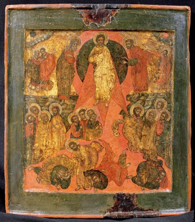Förvandlingen (tempera på panelen) av Russian School