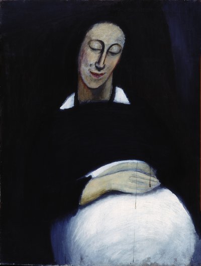 Sleeping Woman (olja på duk) av Ruth Adams