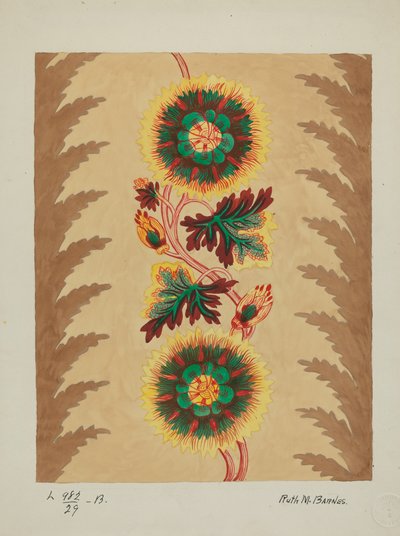 Quiltsektion, c. 1936. av Ruth M Barnes