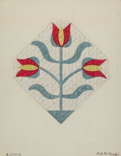 Täcke, c. 1936. av Ruth M Barnes