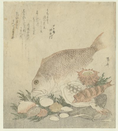 Fisk och snäckor av Ryuryukyo Shinsai