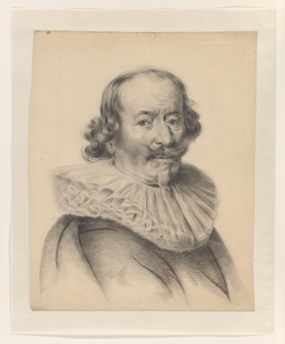 Porträtt av en 1600-talsman av S.A. van der Heim