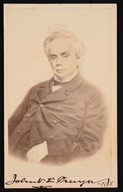 Porträtt av John V. L. John VanSchaick Lansing Pruyn 1811-1877, före 1877. av SJ Thompson