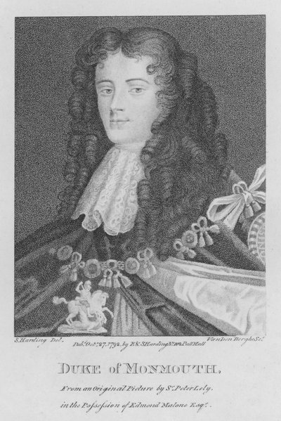 Duke of Monmouth (gravyr) av S. (after) Harding