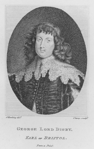 George Lord Digby, Earl of Bristol (gravyr) av S. (after) Harding