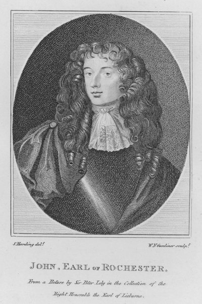 John, Earl of Rochester (gravyr) av S. (after) Harding