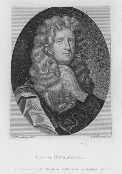 Lord Russell (gravyr) av S. (after) Harding