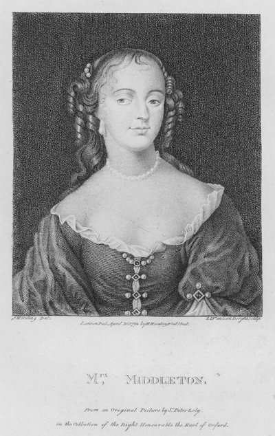 Mrs Middleton (gravyr) av S. (after) Harding