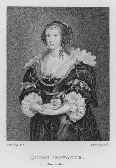 Queen Dowager (gravyr) av S. (after) Harding