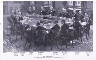 The War Ministry, från After Pretoria: The Guerilla War publicerad av Harmsworth Bros Limited, 1901 av S. Begg