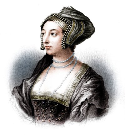 Anne Boleyn, andra hustru till Henry VIII, 1800-talet av S. Freeman