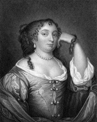 Anne Hyde, hertiginna av York, mor till Mary II och drottning Anne, 1825. av S. Freeman