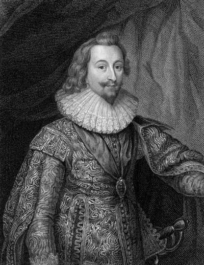 George Villiers, 1:e hertig av Buckingham 1592-1628, 1824. av S. Freeman