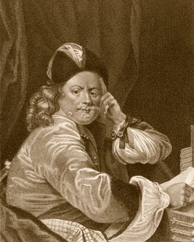 Thomas Killigrew, graverad av J.J. Van den Bergh av S. Harding