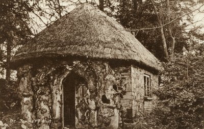 Edward Jenners stuga med halmtak, Berkeley, Gloucestershire, 1900-talet. av S Pead
