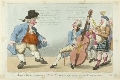 John Bull lär sig en ny rörelse av S. W. Fores