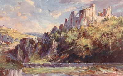 Slottet Ventadour (färglitografi) av Sabine Baring Gould