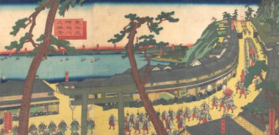 Se w Of Kanagawa Otote Urban Degree Roar d Urban Degree Kanagawa Execution, va? 1862-63. . av Sadahide Utagawa
