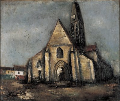 Kyrka, gränd i Paris av Saeki Yuzo