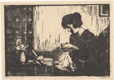 sy kvinna av Salomon Garf (signed by artist)