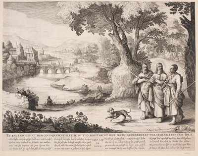 Pilgrimer till Emmaus av Salomon Savery