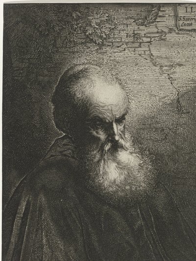 Porträtt av en gammal man med skägg av Salomon Savery