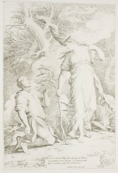 Ceres och Phytalus av Salvator Rosa