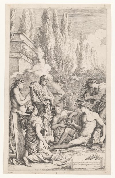 Genius av Salvator Rosa av Salvator Rosa