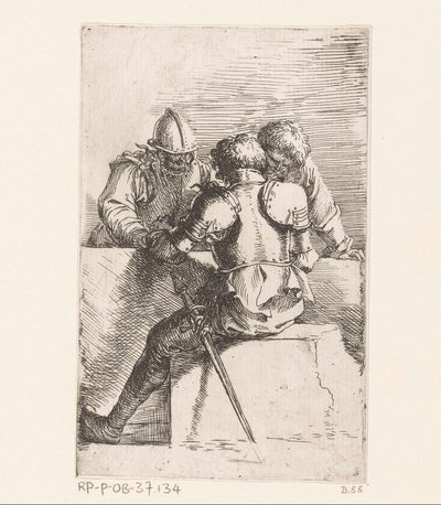 tre soldater Små figurer (serietitel) Figur (serietitel) av Salvator Rosa